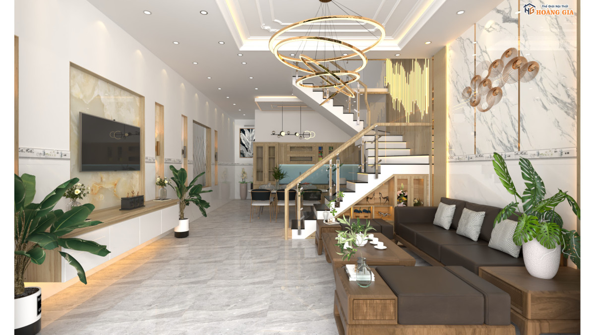 Xu hướng thiết kế phòng khách không gian mở
