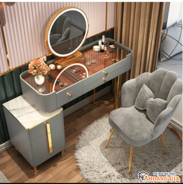 Bàn trang điểm có đèn led