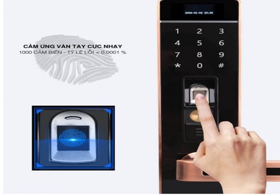 Bạn có thể dùng vân tay của mình để mở khoá