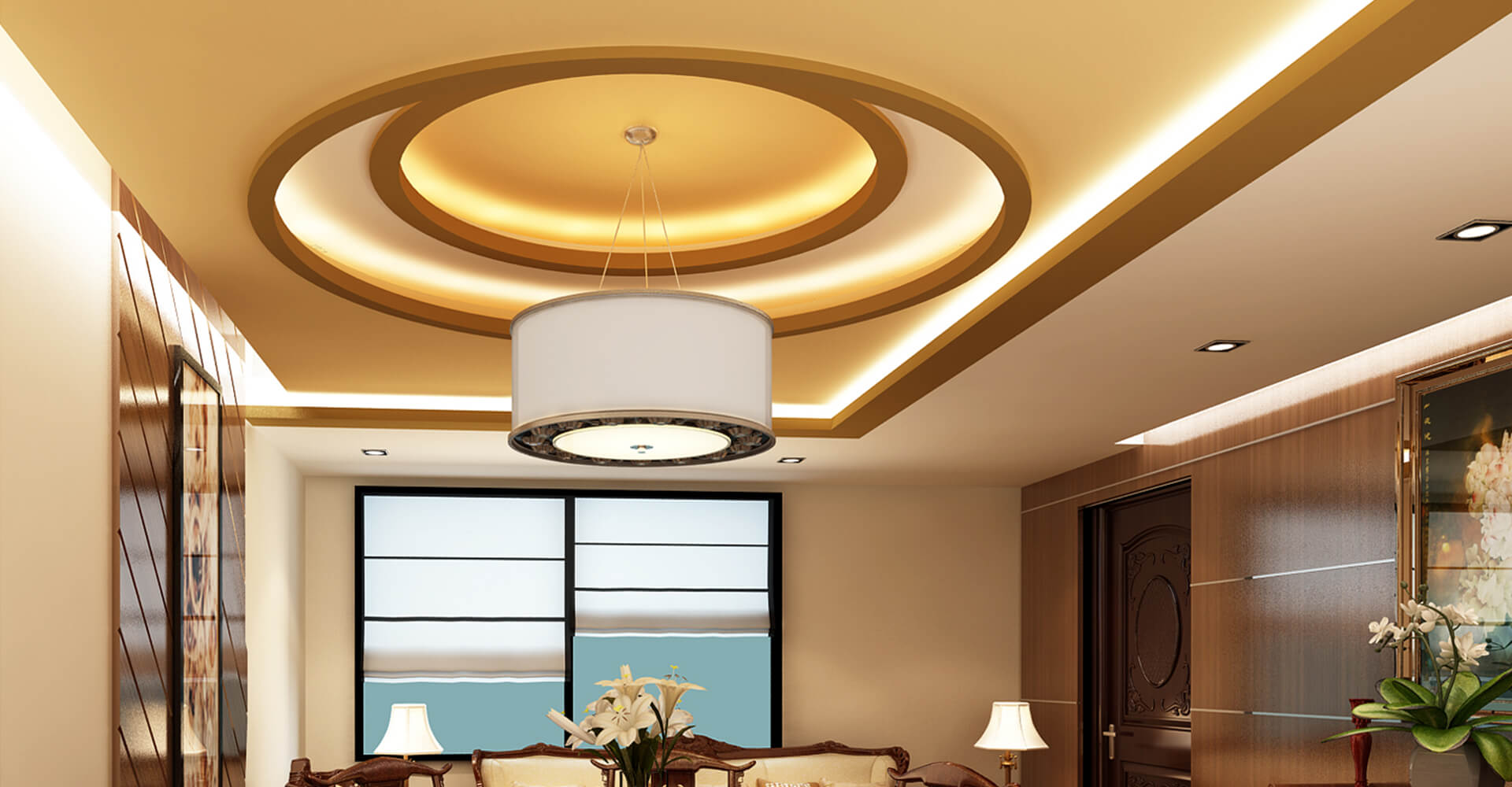Làm trần thạch cao cần lưu ý đến thiết kế ánh sáng của ngôi nhà