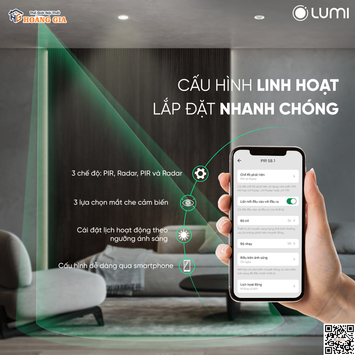 Nhà thông minh Lumi Phú Yên tại Thế Giới Nội Thất Hoàng Gia