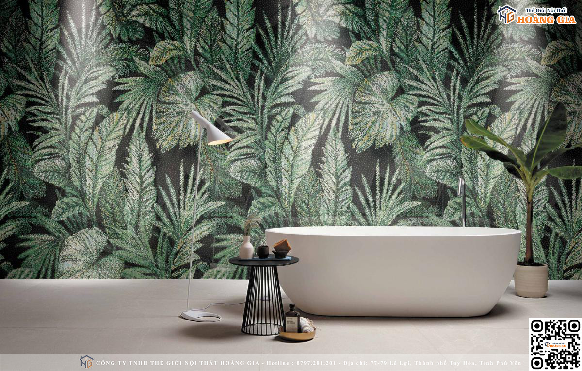 Gạch men Phú Yên mosaic có thể tạo ra những tác phẩm nghệ thuật thú vị trên tường, trên sàn nhà, hoặc bất bề mặt nào.
