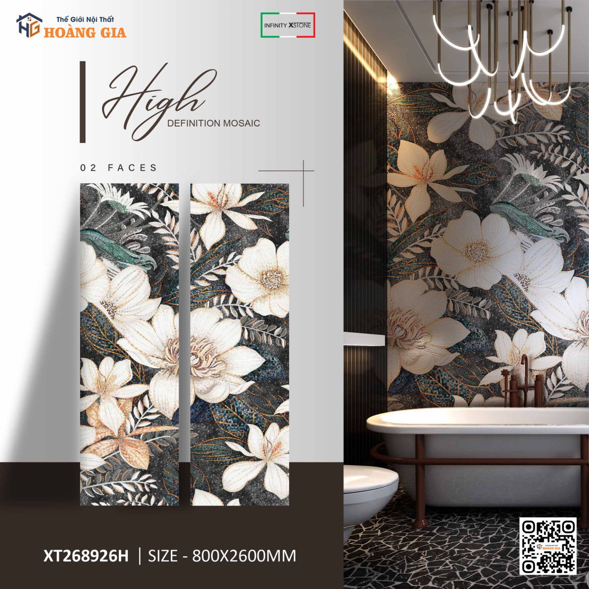 Gạch High Definition Mosaic Đa Dạng Về Kiểu Dáng và Màu Sắc