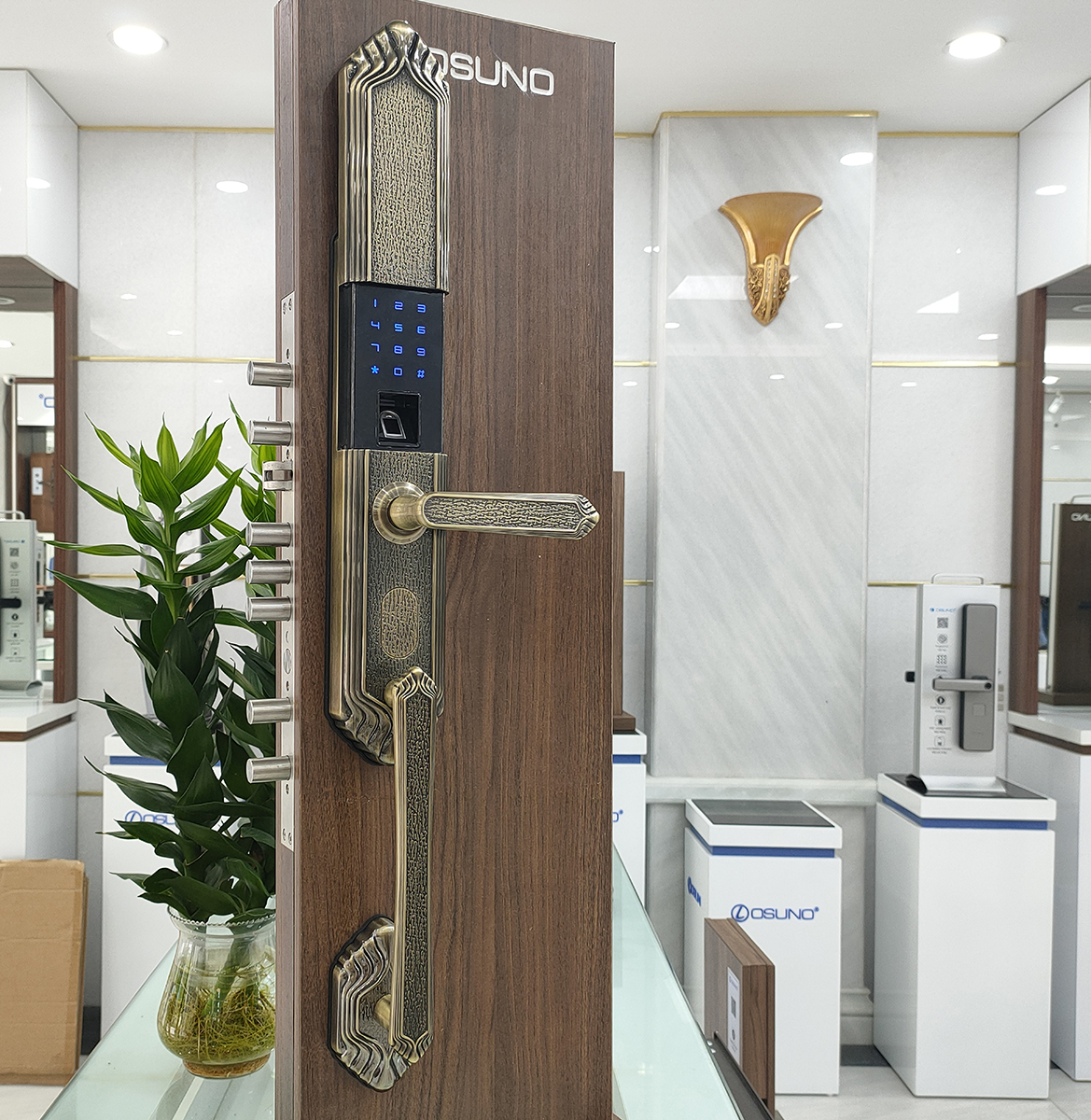 KHÓA CỬA VÂN TAY BIỆT THỰ OSUNO - 3362 Khóa vân tay biệt thự OSN-3362