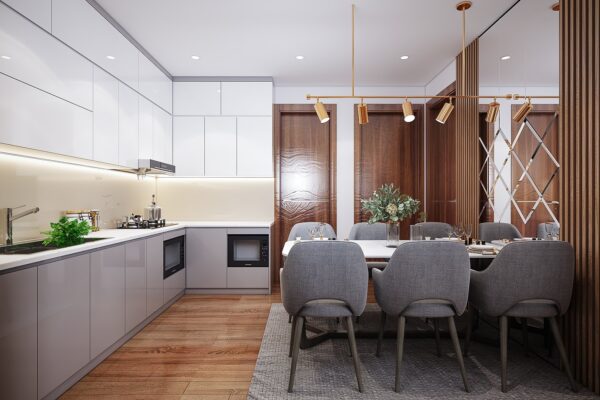 Nội thất gỗ công nghiệp trang trí phòng bếp Nội thất gỗ công nghiệp trang trí phòng bếp