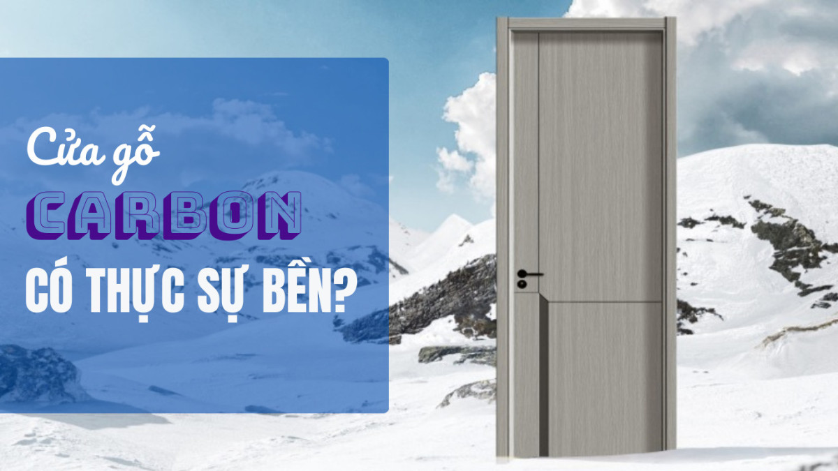Cửa gỗ Carbon có thực sự bền?